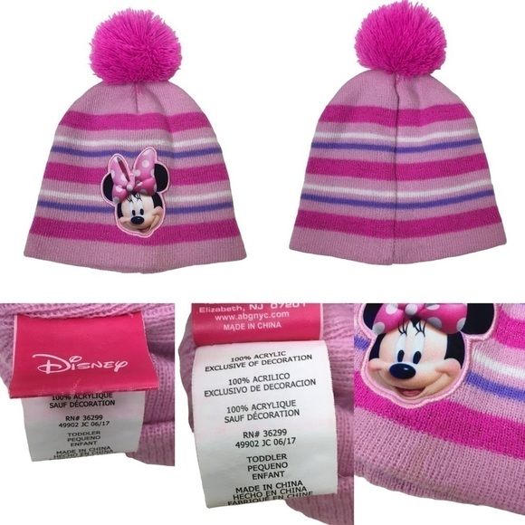 Girl’s Winter Gear Hats Beanie Gloves Cat Sock Monkey Fox Minnie Mouse JoJo Siwa - Picture 11 of 16